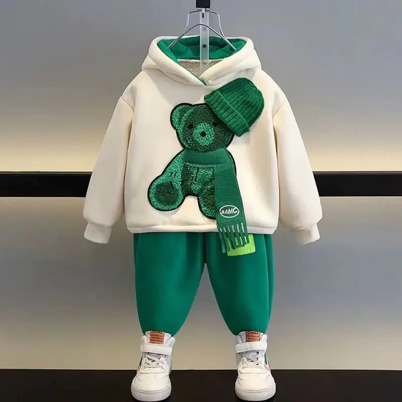 2 3 4 5 6 7 8 9 Y Children's Autumn Set 2023 New Fashion Korean Edition Boys and Girls' Long Sleeve Sweater Pants Two Piece Set