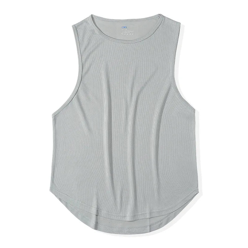 Men's Gym Tank Top Fitness Sleeveless Running Sports T-Shirt Men Quick-drying Training Bodybuilding Gym T-Shirt Men Male Vest
