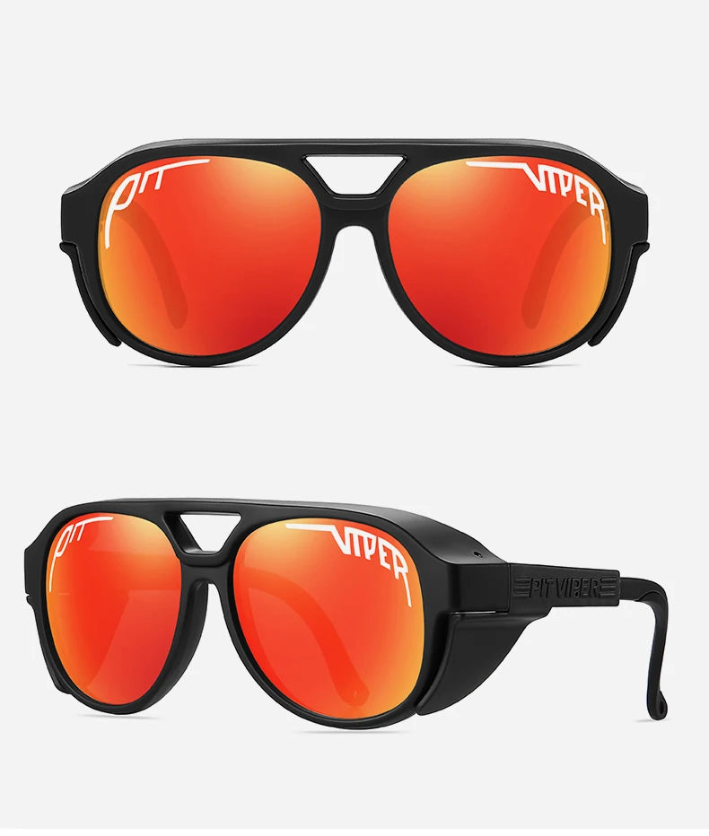 PIT VIPER Cycling Glasses for Men and Women, MTB Bicycle Eyewear, Road Bike Glasses, Windproof Sport Sunglasses, UV400