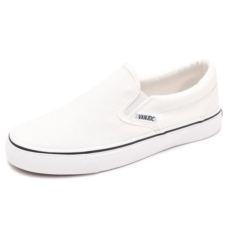 Canvas Shoes Women Couple Slip on Flat Comfortable Casual Shoes Fashion Platform Ladies Vulcanized Shoes Zapatillas Mujer 2025