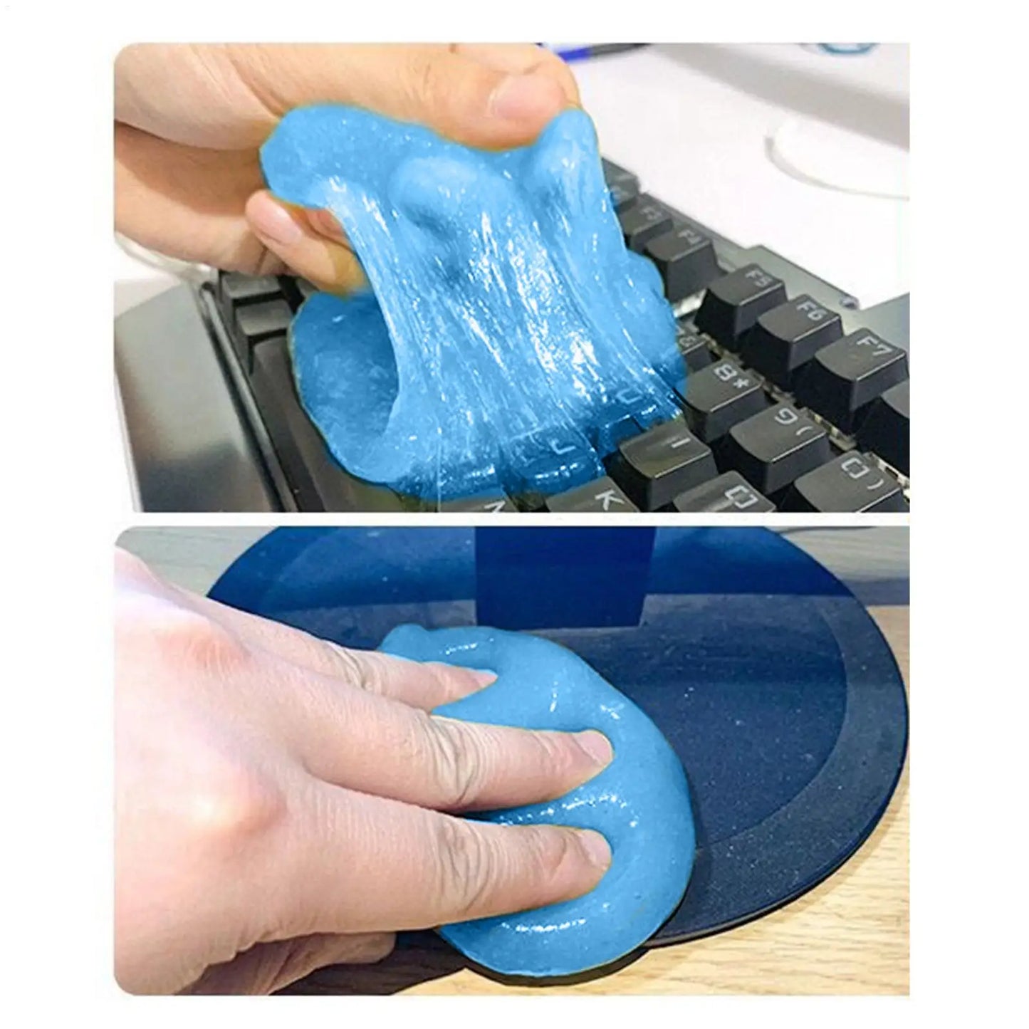 Car Dust Cleaning Gel - Soft Rubber Cleaning Mud for Air Vent Outlet Dashboard Door Window Gaps Keyboard Absorb odors