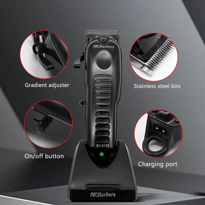 Professional Barber Clippers Electric Cutter Hair Cutting Clipper for Haircut Beard Shaver Barbershop OEM/OEM Mens Shaver Gifts