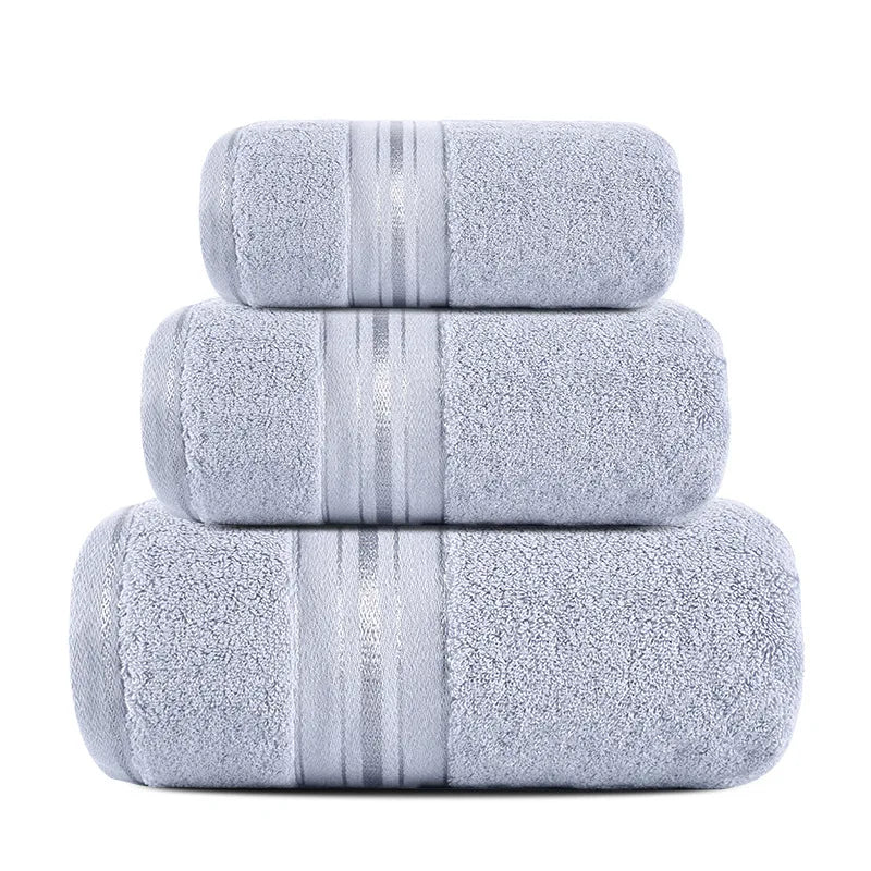 100% cotton thickened set absorbent adult bath towel super absorbent soft skin-friendly face wash bathroom face towel