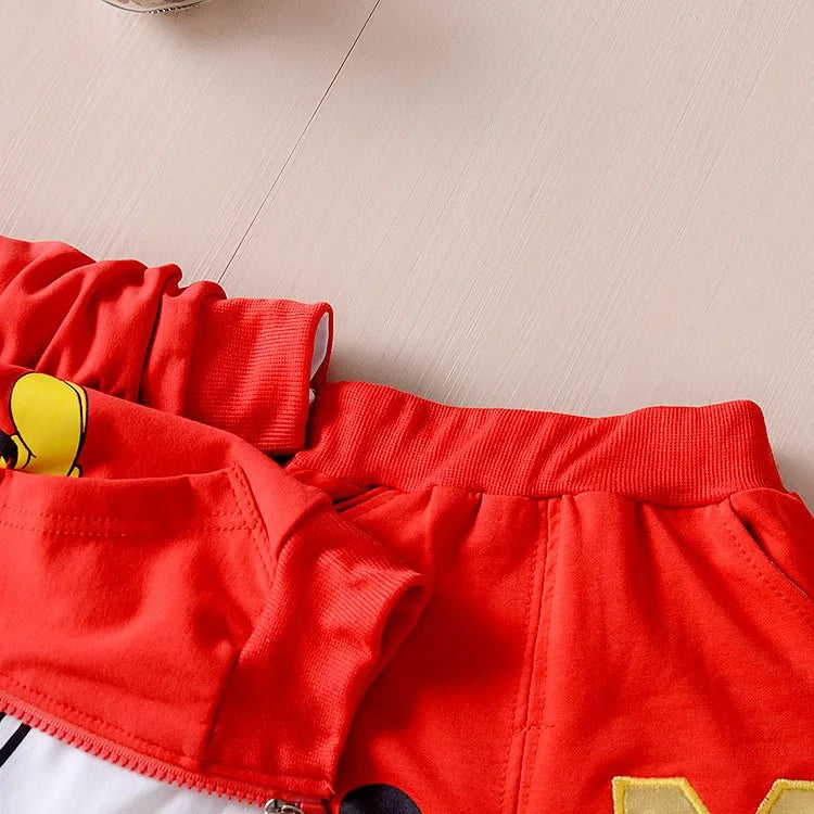Spring Autumn Products Boys Clothes Set Cute Cotton Hooded Coat T-shirt Pants 3PCS Set Casual Kids Sportswear baby girl clothes