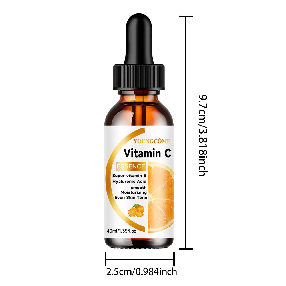 Vitamin C Facial Essence Contains Hyaluronic Acid Dark Spot Remover Moisturizing Repair Anti-aging Essence Facial Skin Care 30ml
