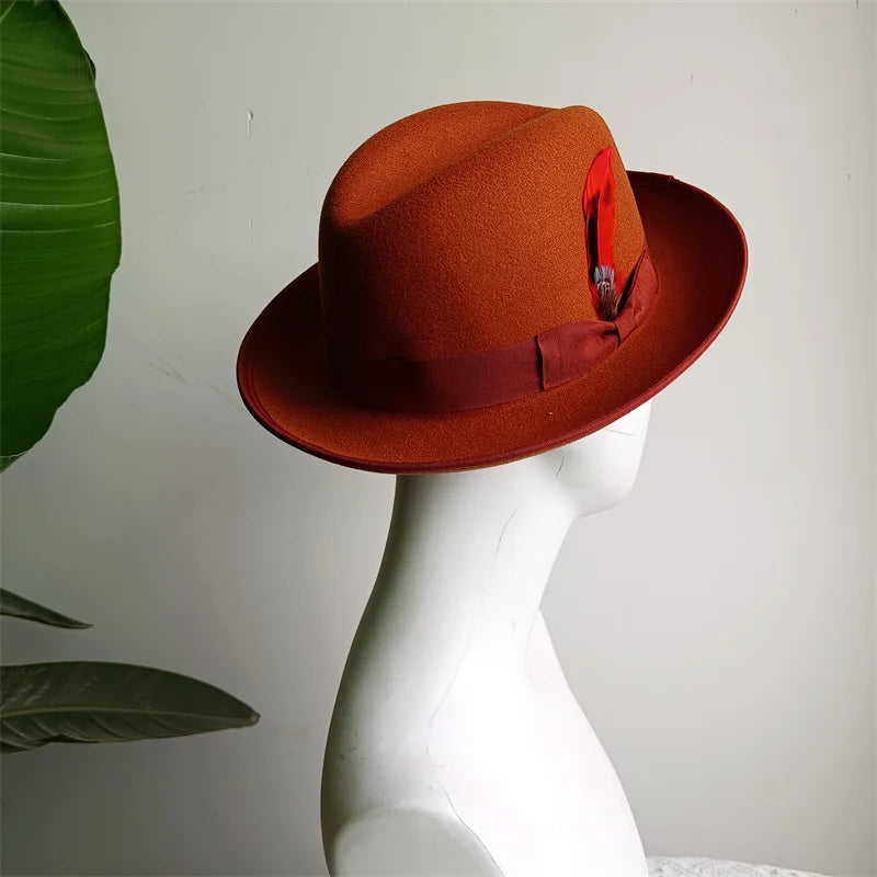 Green Retro Men's Spring Hat Unisex Men's Bow Women's Curved Brim Wide Brim Sun Hat Straw Hat Beach Hat sombrero hombre