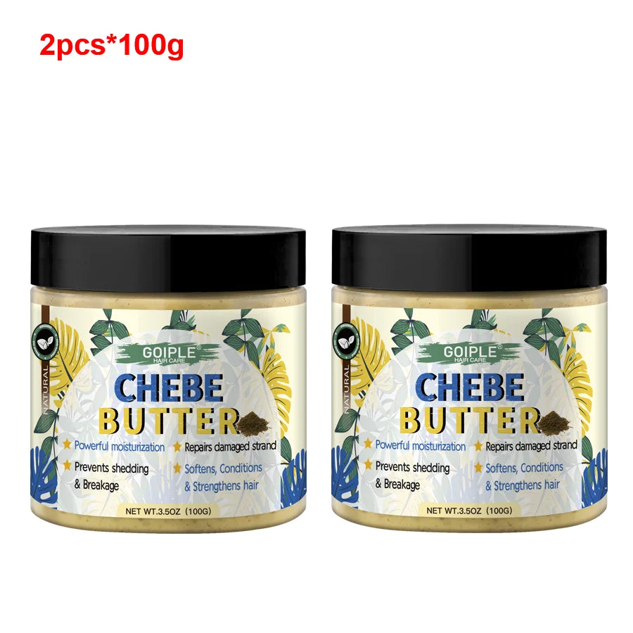 GOIPLE Chebe Butter Deep Nourishes Repair Damaged Anti Hair Loss Breakage Hair Growth Oil Mask For Hair Growth Treatment
