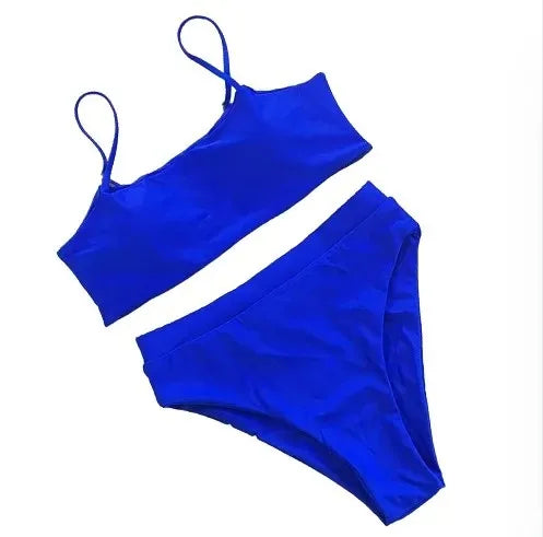 Solid Colour High Waist Split Sexy Bikini,Summer Beach Skirt,Women's Swimwear,Beach Thong,Two Piece,Sexy Backless Swimwear,bijin