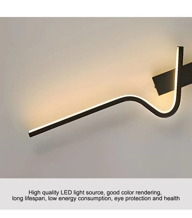 Modern LED Wall Lamps Long Strip Up and Down LED Wall Lights Bedroom Bedside Hallway Lighting Fixture AC85-265V Wall Sconce