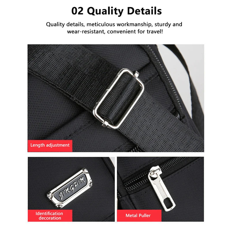 1Pieces Brand New Men Crossbody Bags Male Nylon Shoulder Bags Boy Messenger Bags Man Handbags Mountaineering Bag Christmas Gifts