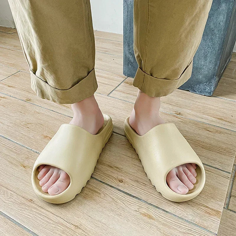 Hot Coconut Slippers Cloud Thick-soled Sandals Summer Fashion Soft Bottom Beach Men Slippers Women's Sandals EVA Slides