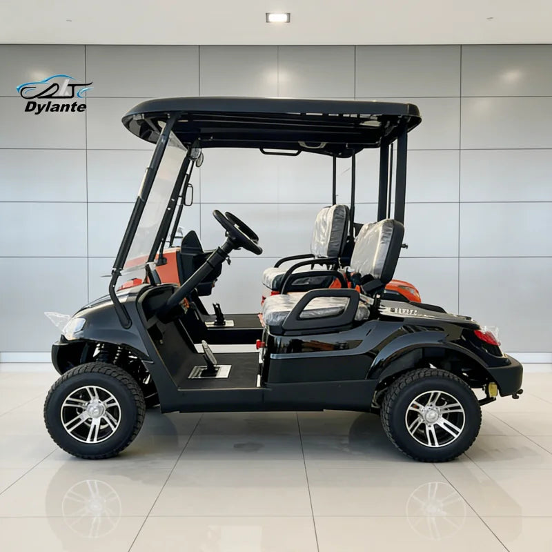 Brand New 4-Wheel High-Speed 60V Lithium Battery Mini Electric 2 4-Seater Lift Off-Road Vehicle Classic Golf Cart With Bumper