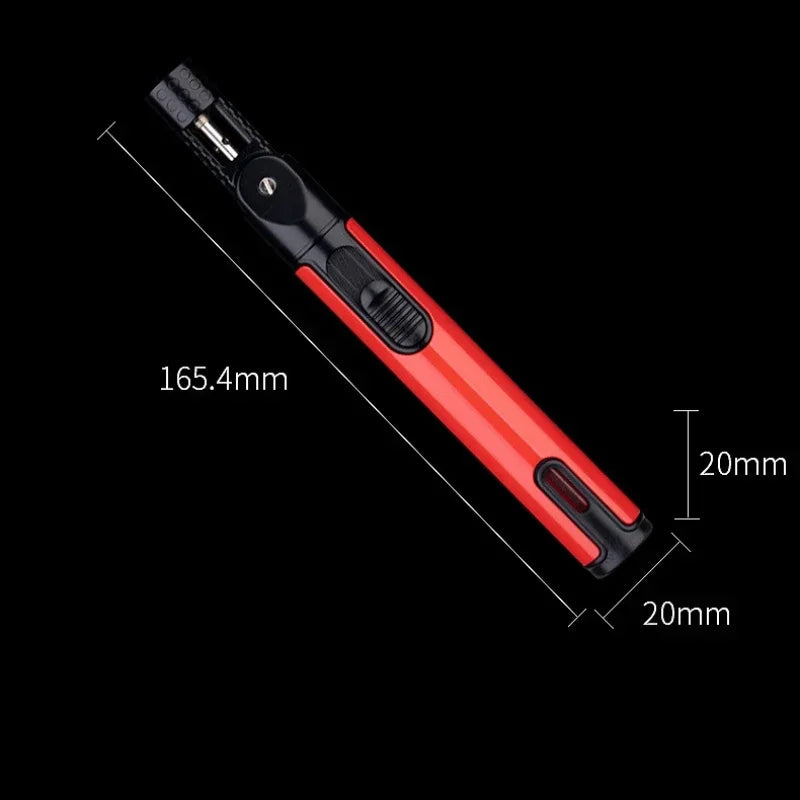 Mini Cordless Torch Blow Torch Pen Shaped Gas Soldering Iron Gun Welding Tool Soldering Iron Flamethrower Butane Torch Gun