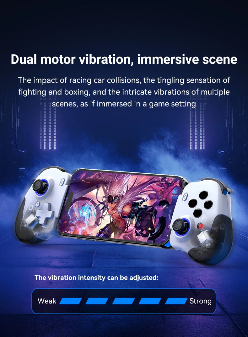 Gamepad Gaming Control Game Pad Controller For iPhone IOS 15 16 Android Mobile Cell Phone Cellphone USB Wired Trigger Mando Kit