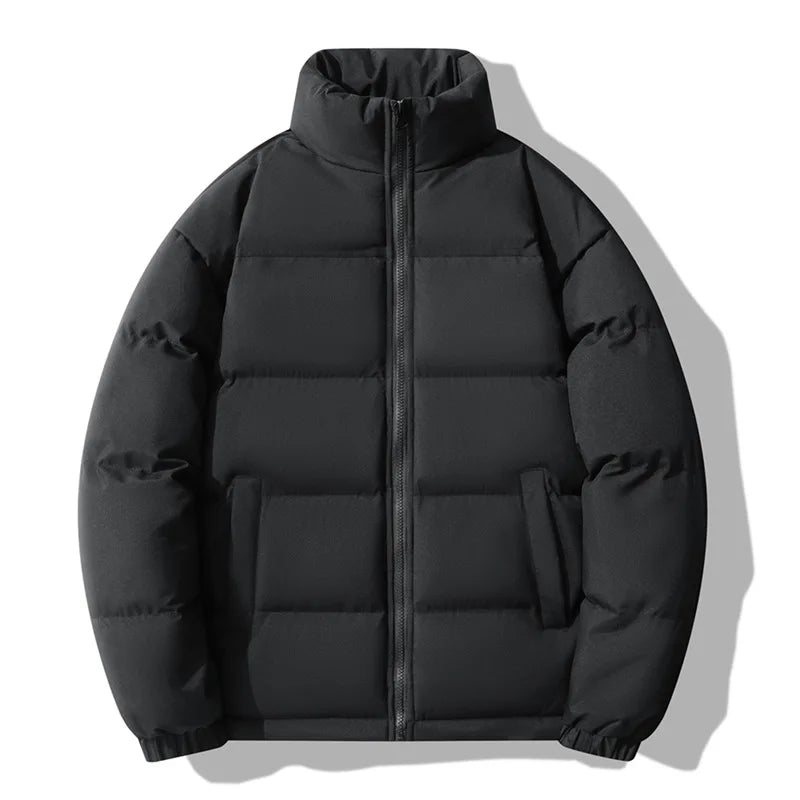 High End Clothing Men Padding Winter Brand Patchwork Designer Cotton Padded Oversized Jackets Male Windproof Coat Parka Overcoat