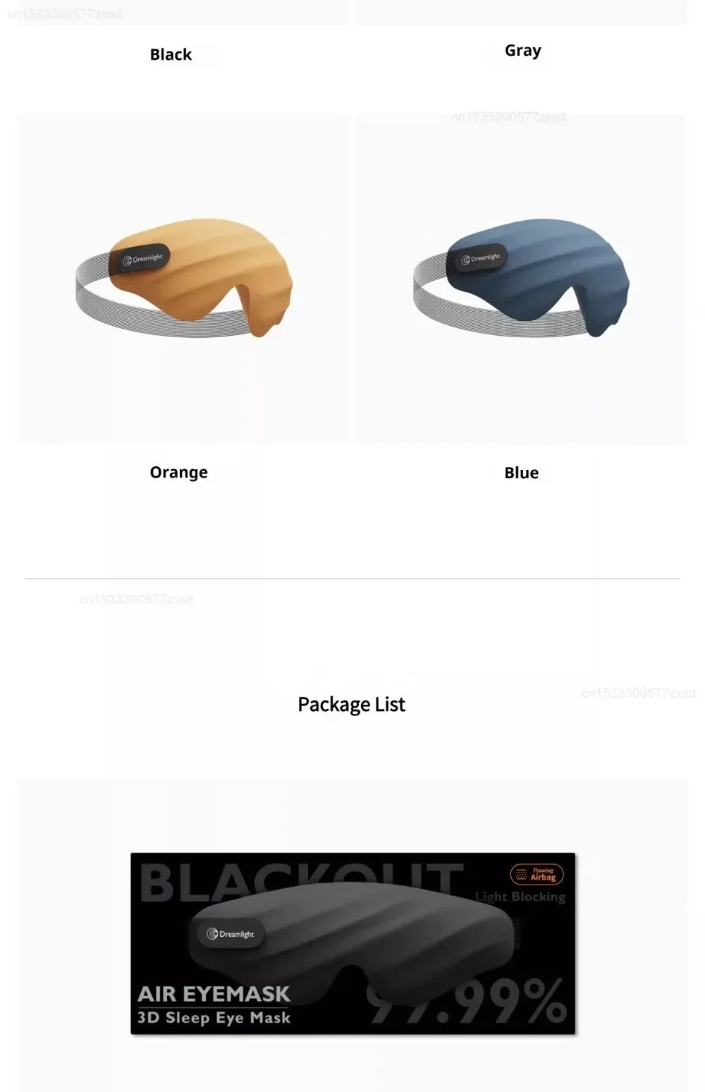 Xiaomi Dreamlight 4S Eye Mask Sleep 3D Stereoscopic Sleep Aid for Men Women  Sleeping Block Out Light Eye Mask Travel Blindfold