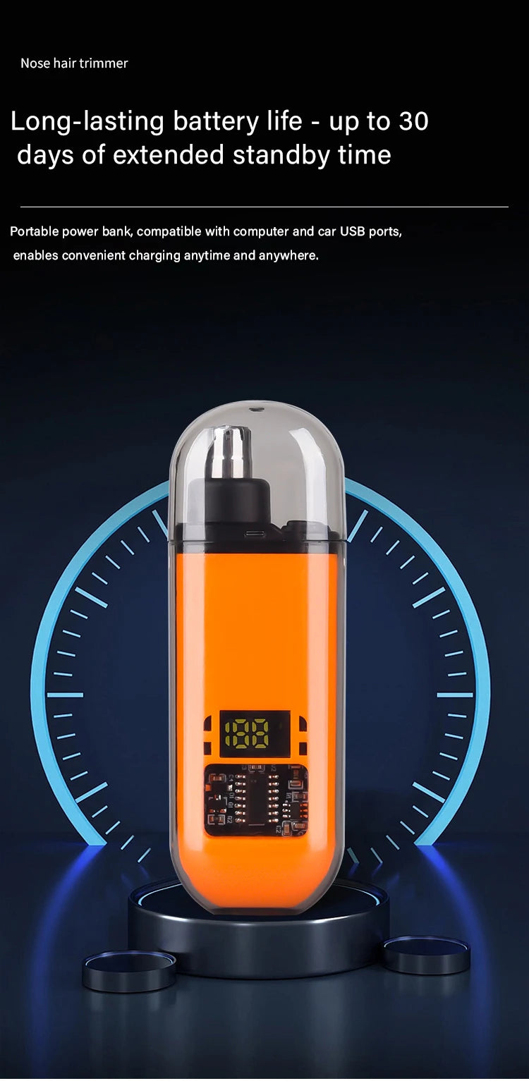 Nose Hair Trimmer Portable Trimmer for Nose Mini Nose and Ear Hair Trimmer Portable Nose Trimmer Rechargeable Trimmer for Man