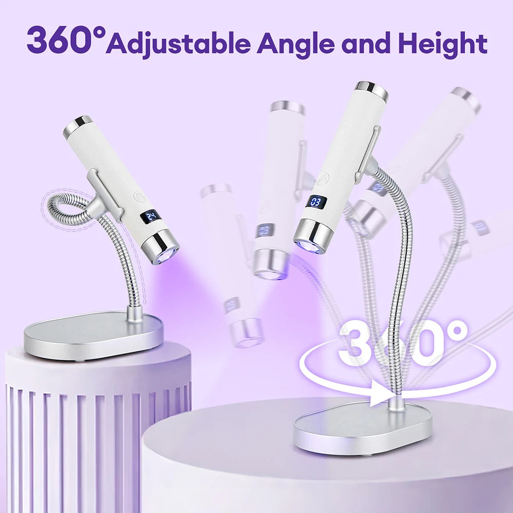 Auto-Sensing UV Nail Dryer Handheld Nail Lamp UV Light Nail Lamp Dryer Nail Curing All Gel Polish Manicure Lamp Nail Art Tool