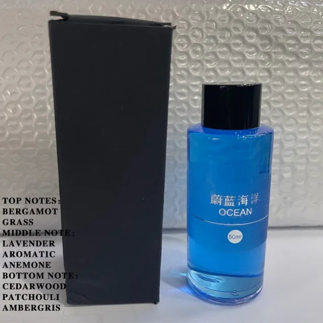 50ML Air Freshener Refilled Fragrance for Car Diffuser Aroma Oil Specified Ocean Cologne Shangri-La Scent Flavoring For Auto