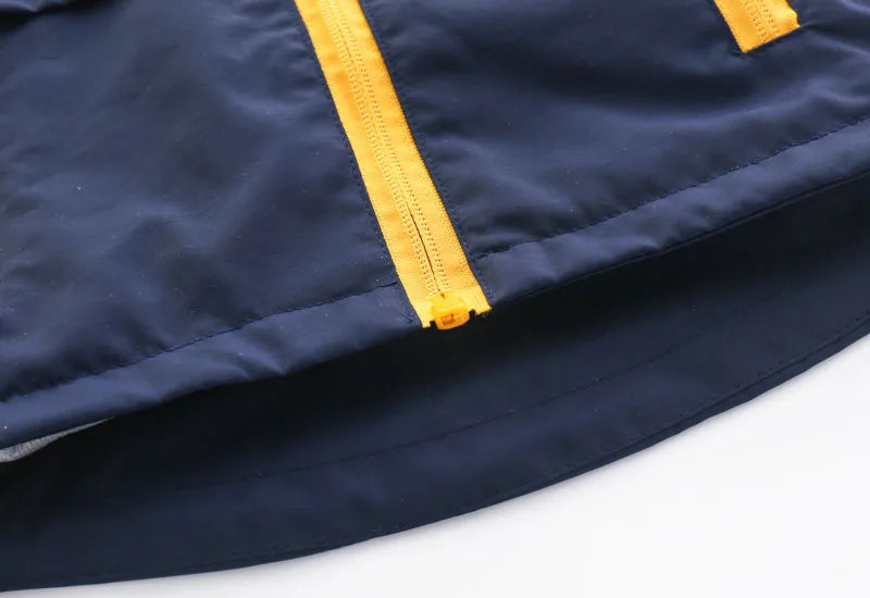 1 2 3 4 5 6 Years Spring Autumn Boys Coats Patchwork Cartoon Car Pattern Hooded Windbreaker Leisure Overcoat For Kids
