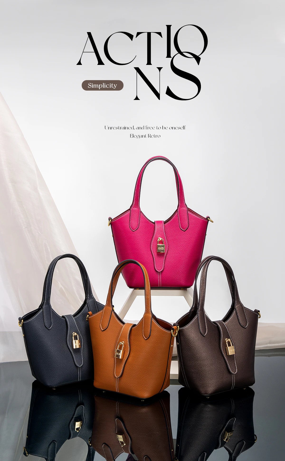 CHCH Women's Handbag Autumn New Collection Simple Women's Vegetable Basket Handbag