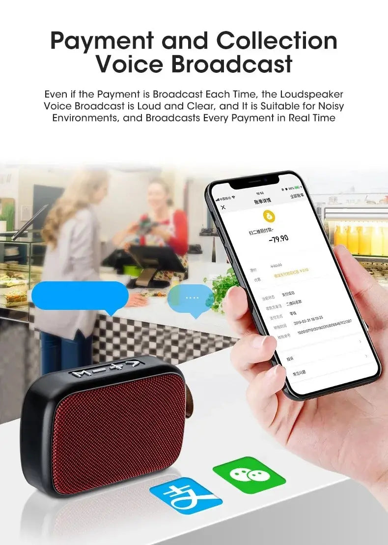 New Wireless  Speaker Outdoor Portable Subwoofer Mini Speaker Home Cloth Card Speaker