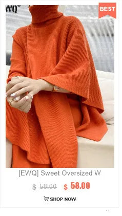 [EWQ] Khaki Fashion Woolen Coat With Belt Women Long Sleeve Elegant Lapel Wool Jacket Outwears 2025 Autumn Winter New 16U5035