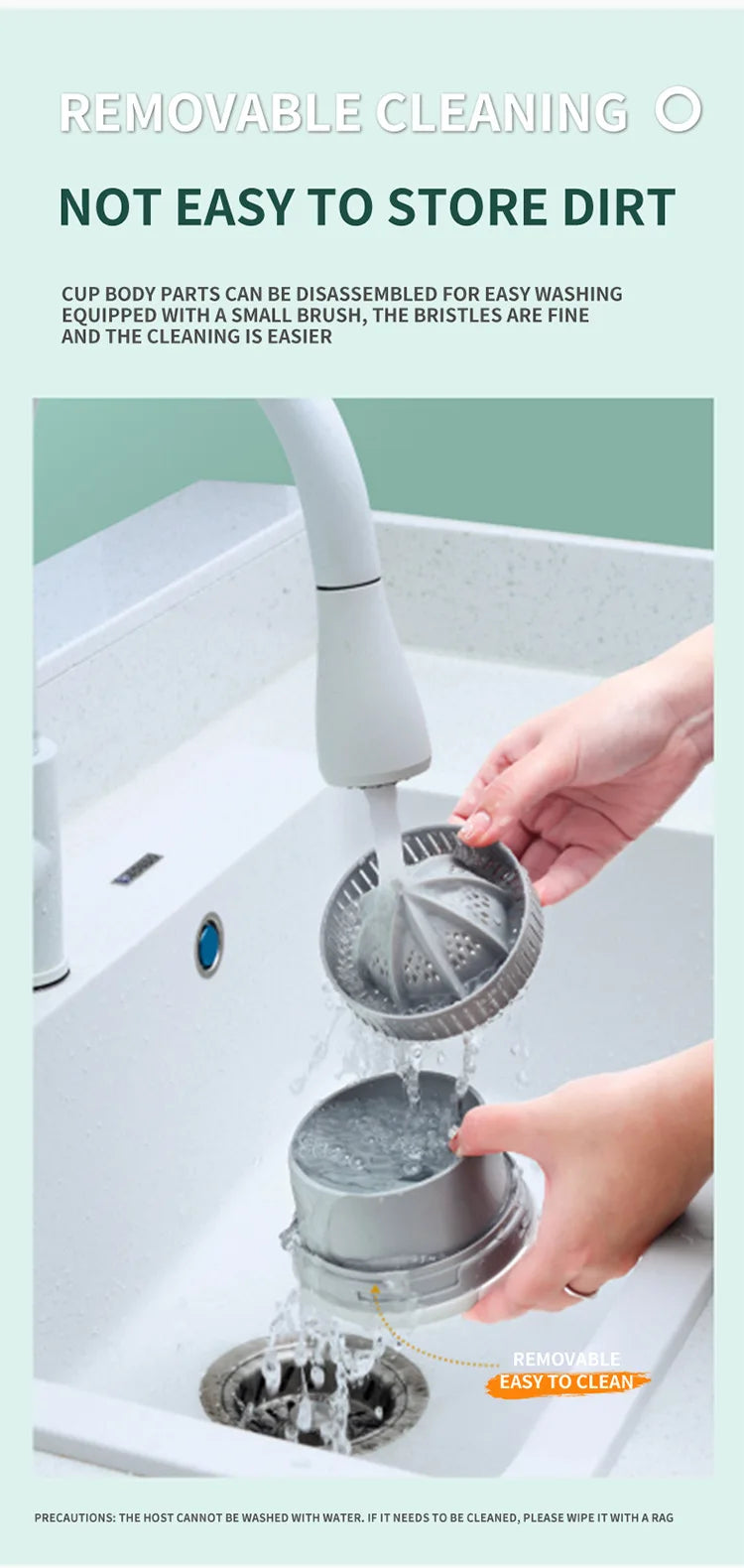 Portable Electric Juicer Juice Lemon Squeezer USB Charging Kitchen Fruit Small Juicer Blender Fresh Separator Press Machine