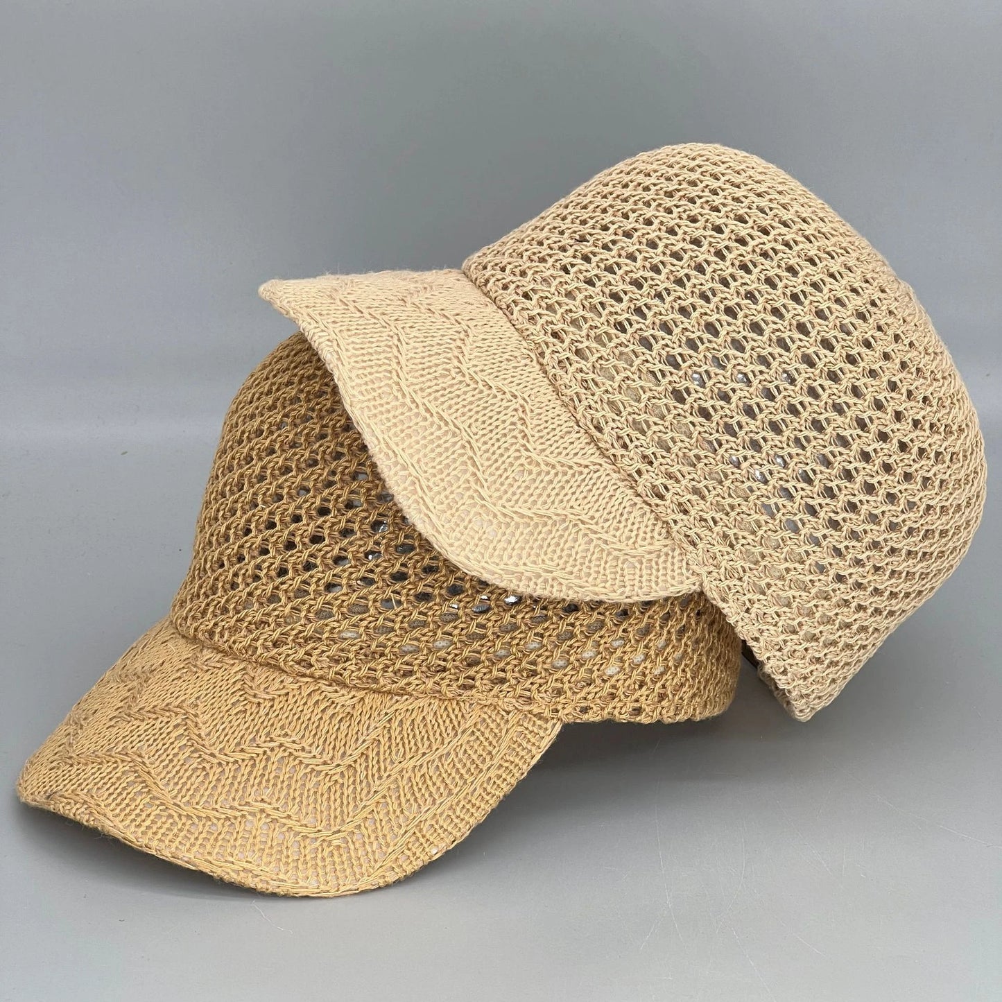 Spring And Summer Hats For Women Baseball Cap Hollow Thin Outdoor Travel Sun Protection Hat Casual Cap 2025 New Sunhat Wide Brim