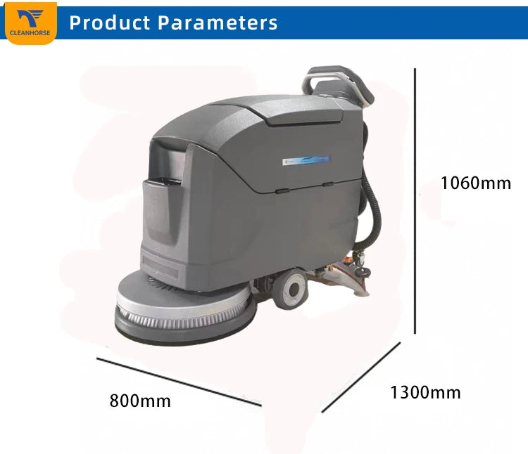 Multi-function Battery Operated Robot Industrial Self Propelled Floor Washing Machine Scrubber Dryer