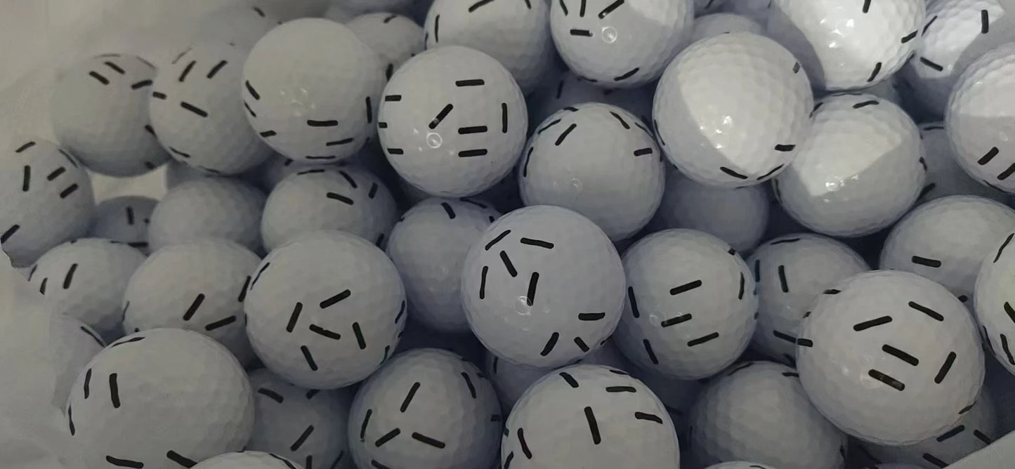 KGOLF Golf Simulator Special Ball Bla Dot Golf Ball Profional Distance Double Layer Structure Sports Fitn Fans Supplies
