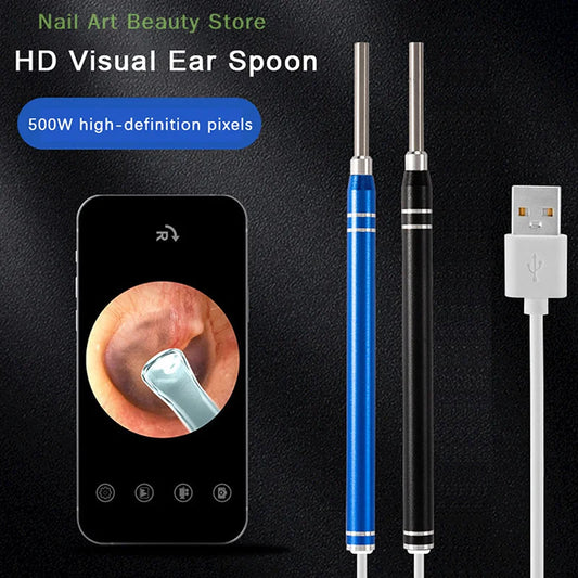 1Set Smart Visual Earpick Endoscope Spoon Ear Cleaner Camera Otoscope Ear Wax Remover Earwax Removal Tool