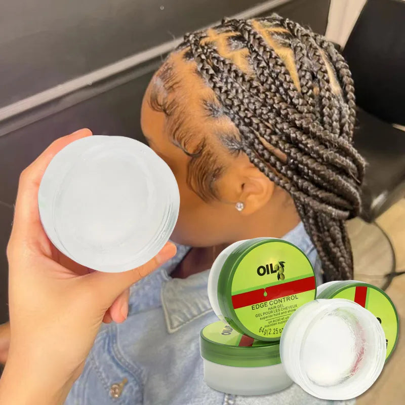 Olive Oil Edge Control Gel Lay Your Edges Down Hair Gel Smoothing Natural Curly Hair Edges Control Gel Silky Smooth Edges Pomade