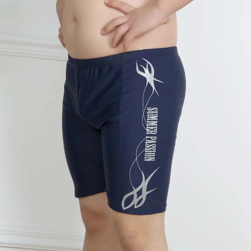 Men swimwear Plus Size Mens Swimming Trunks Sports Swim Wear 135kg Bottoms Hot Spring  Adult Shorts Printing Pants Beach