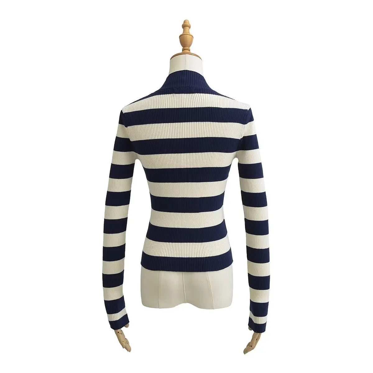 Slim Fit American Style Knitted Cardigan Women's Double Zipper Open Front Pure Desire Autumn Fashion Outerwear BM Style
