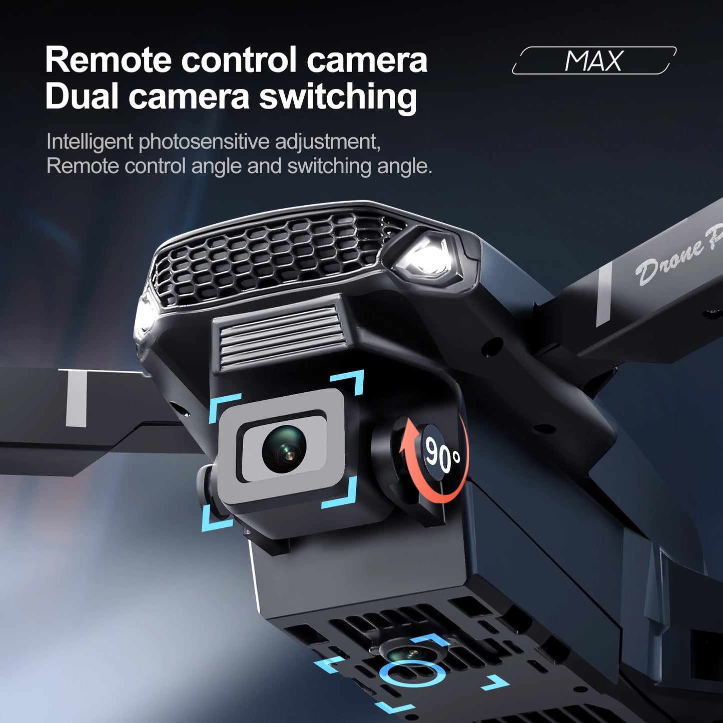 Newest E88 E99D Screen-controlled Lighting Mini Drone 4K 2 Camera Optical Flow Remote Control Aircraft Mavic Air 2