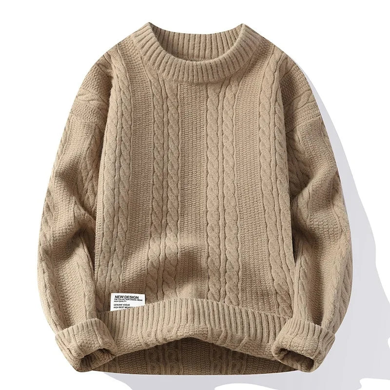 New Spring Men O-neck Sweaters Knitted Pullovers Man Outwear Loose Casual Sweaters Good Quality Male Streetwear Pullovers 4XL
