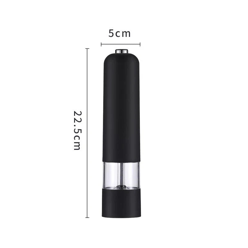 Automatic Salt Pepper Grinder Electric Spice Mill Grinder Seasoning Adjustable Coarseness Kitchen Tools Grinding For Cooking BBQ