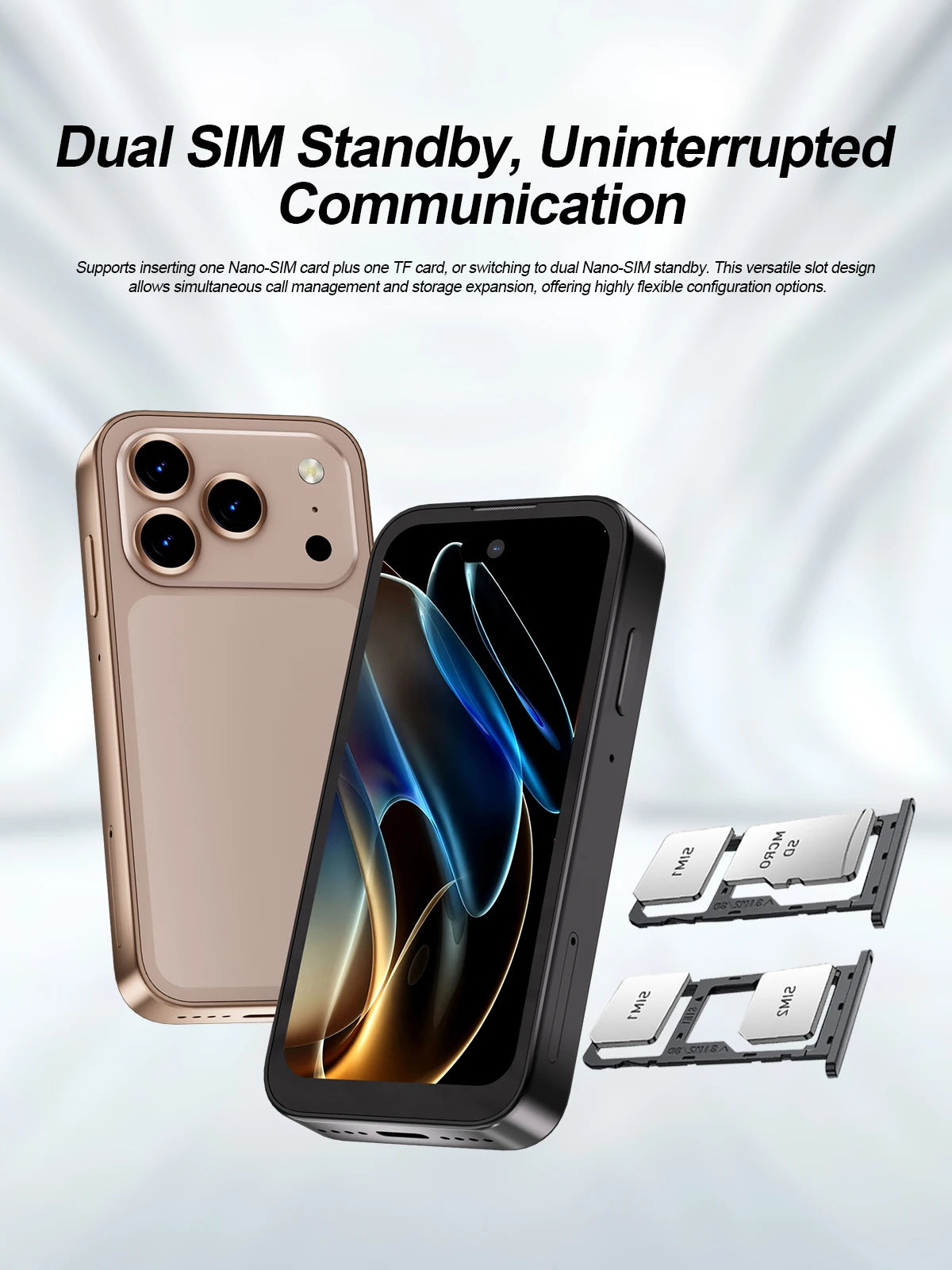 SERVO 17PRO MAX Small Smartphone 3.75" Screen 3G WCDMA Android OS Play Store Face Unlock WiFi Mini Smart Phones Dual SIM Standby
