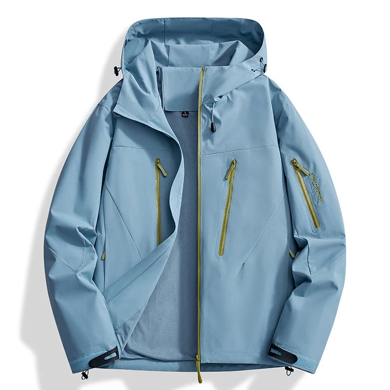 Spring Autumn Men's Climbing Waterproof Jackets Outdoor Men Hiking Rain Coats Men Sports Breathable Windbreaker Jacket Clothing