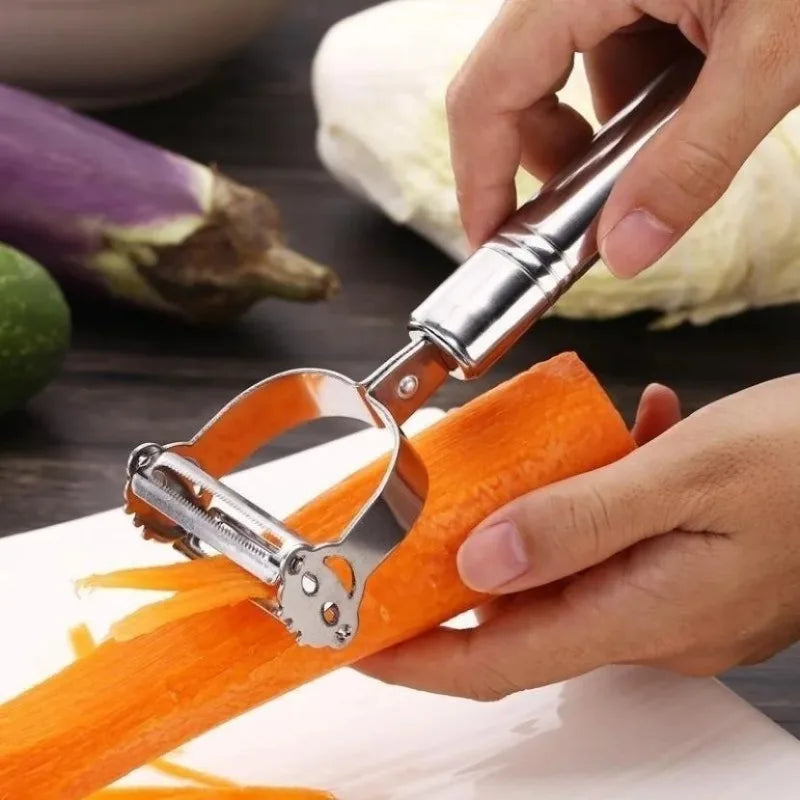 High Quality Stainless Steel Peeler Multifu Fruit Vegetable Peeler Home Kitchen Potato Fruit Manual Peeler Gadgets Wholesale