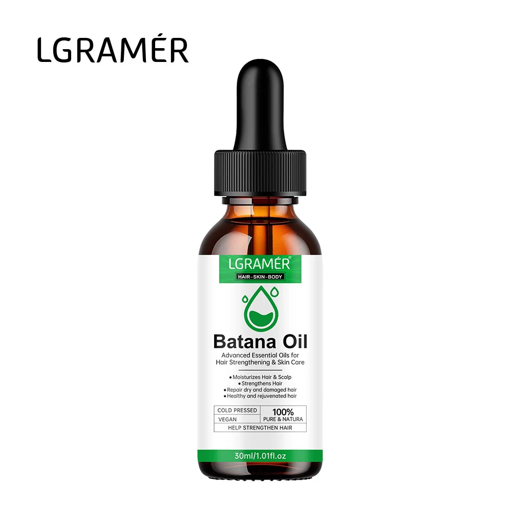 Batana Oil Advanced Essential Oil Hair Growth Skin Care Moisturizes Strengthens Hair Scalp Improve Hair Loss Hair Care Products