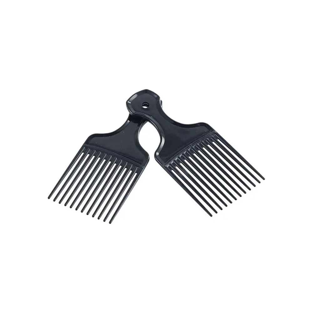 Hair Styling Tools Plastic Fork Hairbrush Black Wide Teeth Insert Hair Combs Professional Anti-Static Pick Comb Women/Men
