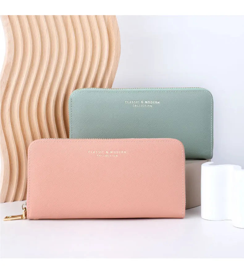 Women Wallet Fashion Purses for Woman Women's Long Style Simple Man Wallets Coin Purse Card Bag Woman's Bags Holders Luggage