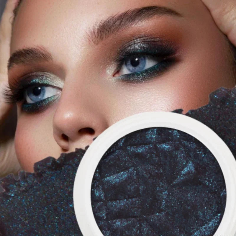 Smoky Glitter Eyeshadow Cream Makeup Mashed Potato Texture Palette Pearl Long-lasting Shimmer Metallic Eye Shadow Cosmetic