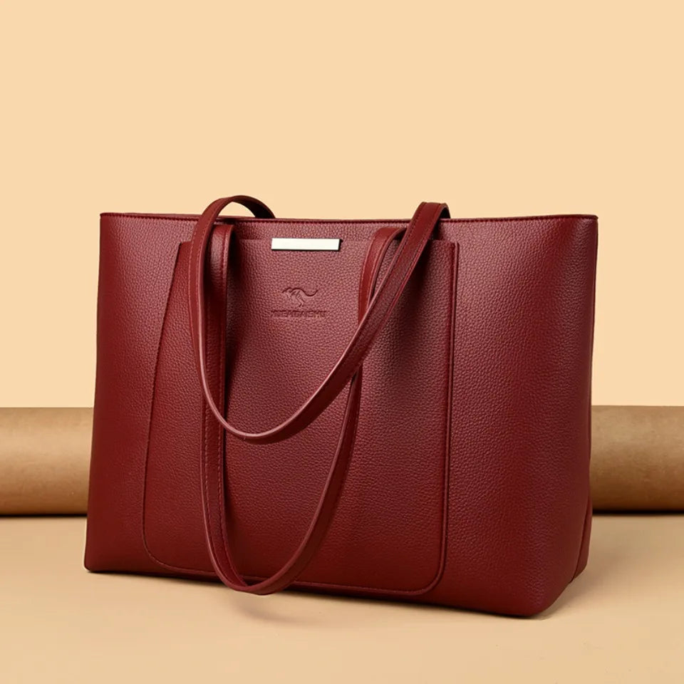 Large Capacity Women Shoulder Tote Bag Pu Leather Hand Bags for Women 2025 Designer Daily commuting Handbags HIgh Quality Sac