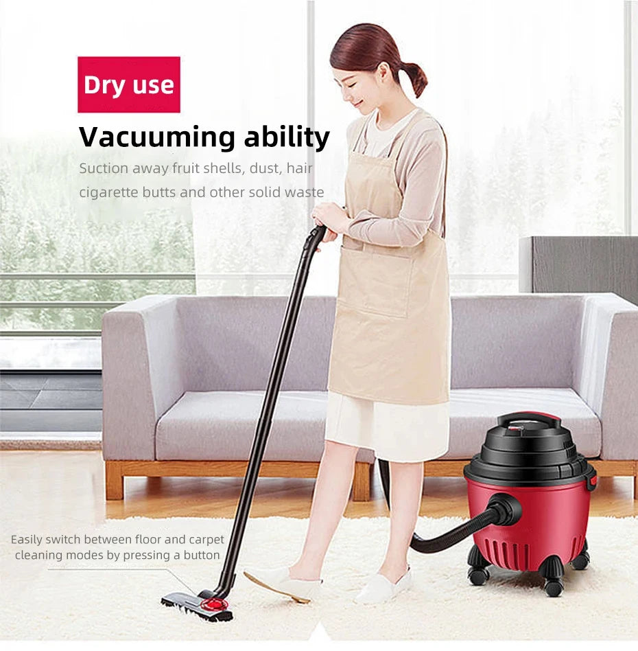 Multifunctional Vacuum Cleaner With Dust Collection Function Suitable for Home Garage Workshop Industrial Dry Wet Cleaning