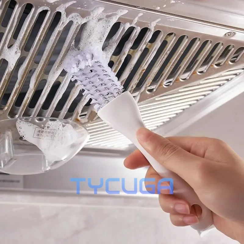 Multifunctional Kitchen Gap Cleaning Brush Gas Stove Stain Removal Brush Dead Corner Free Barbecue Grid Rack Easy To Use 1 pc