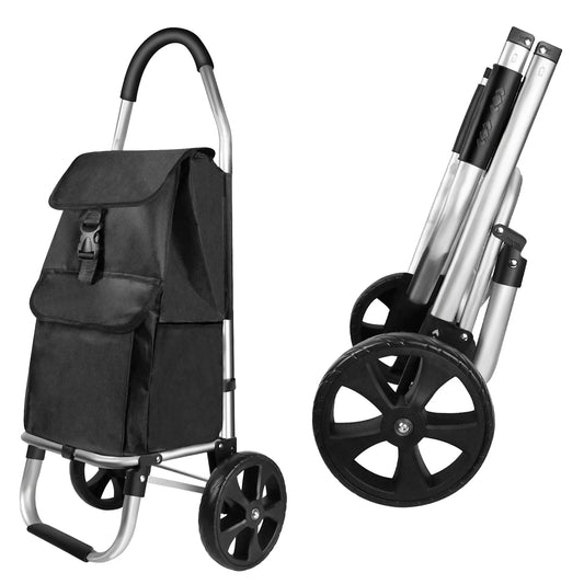 Shopping Cart Large Lightweight Folding Trolley Waterproof Bag 2 Wheel Large ,Lightweight, Foldable