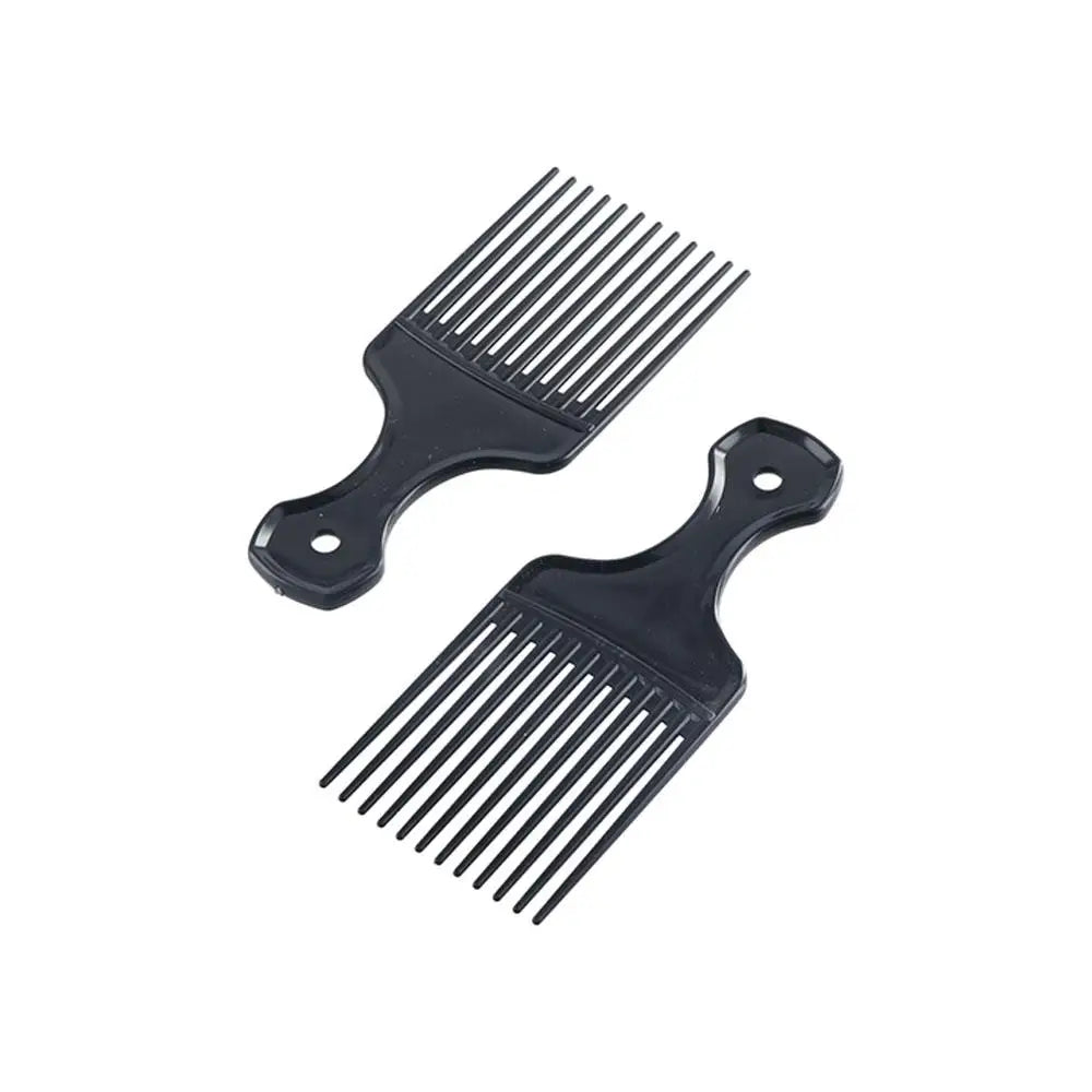 Hair Styling Tools Plastic Fork Hairbrush Black Wide Teeth Insert Hair Combs Professional Anti-Static Pick Comb Women/Men